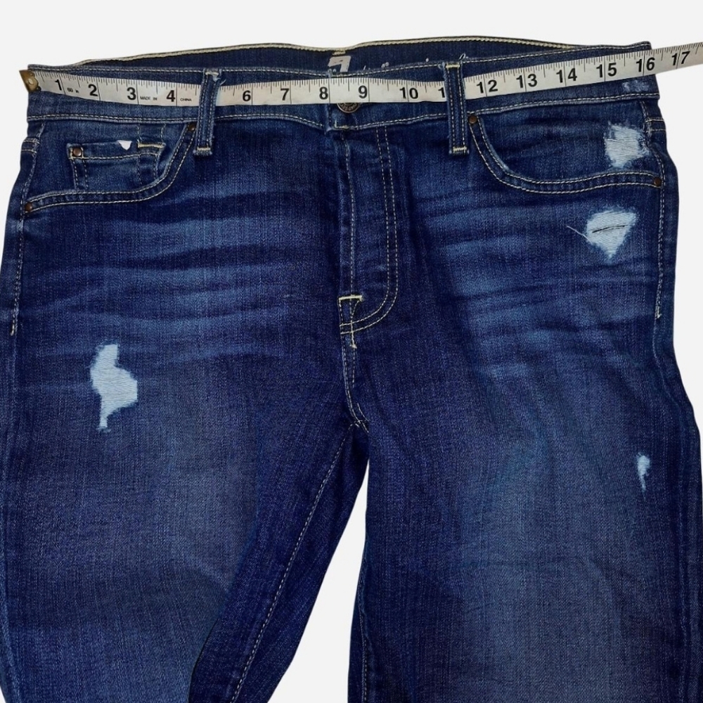 *FINAL DISCOUNT*7 For All Mankind Distressed Boyfriend Jeans NEW - Picture 3 of 7